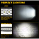 18W LED Boat  - DC9-30V - Black casing spreader light - Emmitt Color: White Led - WK-18BW - AZLED